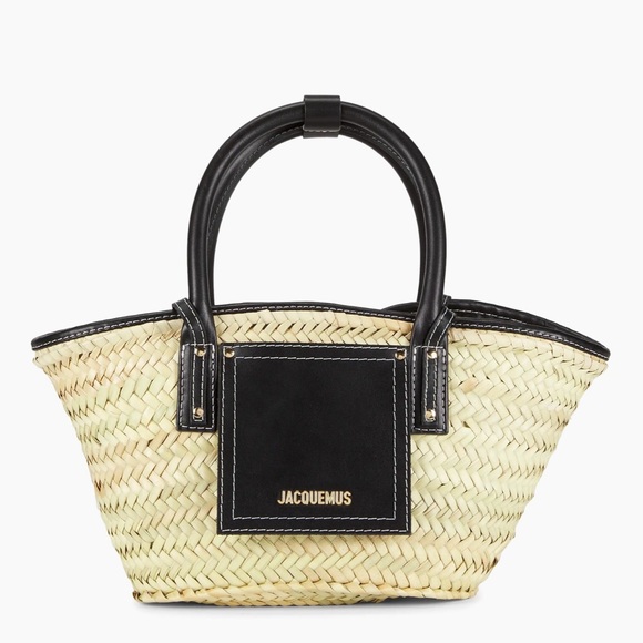 Jacquemus LES CLASSIQUES Le Petit Panier Soli Tote
Mini Beach Basket Bag. - Picture 3 of 5